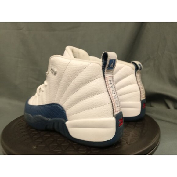 Jordan 12 Retro (PS) Sneakers White French Blue Size 2Y BRAND NEW NO BOX! - Picture 6 of 11